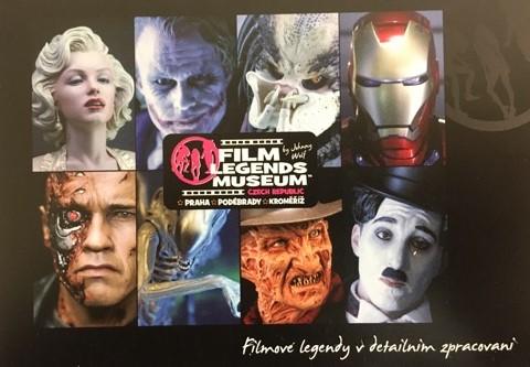 Sběratelská pohlednice Film Legends Museum