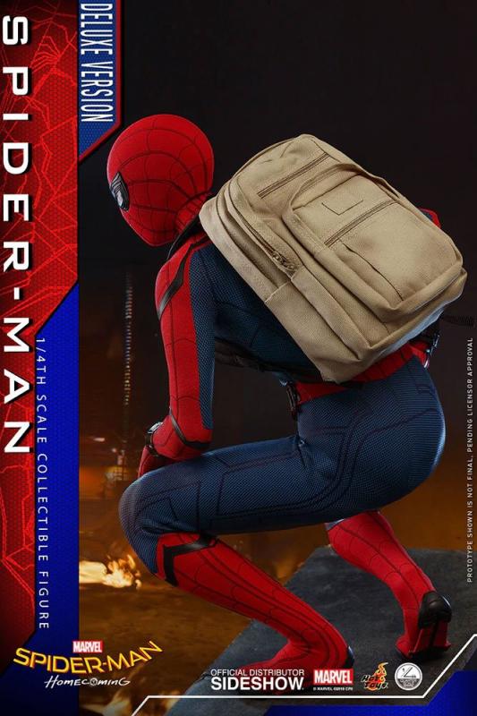 Spider-Man Homecoming: Spider-Man 1/4 Deluxe Version Action Figure - Hot Toys