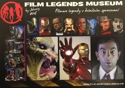 Sběratelská pohlednice Film Legends Museum