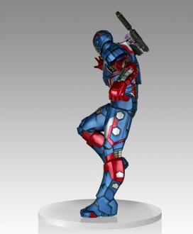 Iron Man 3: Iron Patriot - Statue 1/4 - Gentle Gaint
